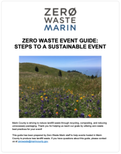 Zero Waste Marin Event Guide PDF Thumbnail