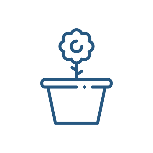 Yard and Garden Plastic Nursery Pots