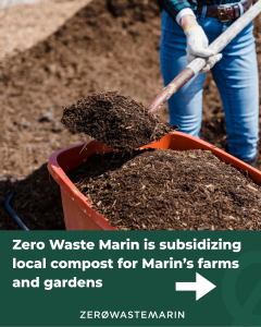 Image of a person shoveling compost.