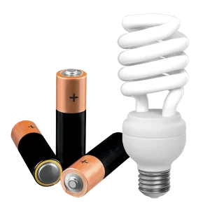 HHW Examples: Battery and CFL Bulb