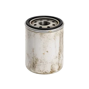A used recyclable spin-on oil filter