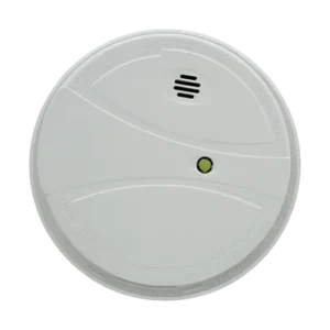 a white smoke detector