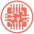 Icon: circuit in circle