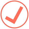 Icon: check mark in a circle