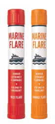 Two marine flares